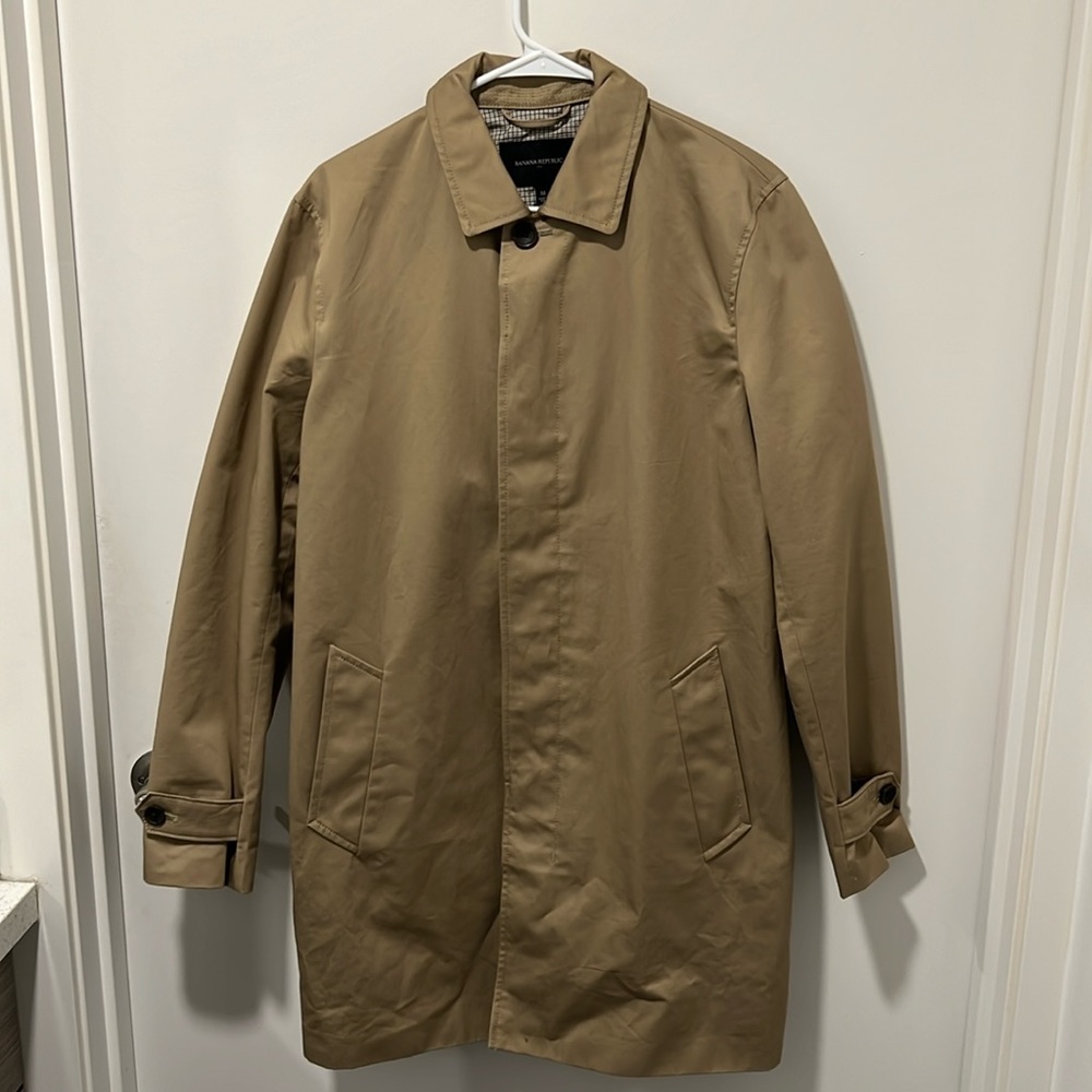 Banana Republic Water Resistant Mac Jacket